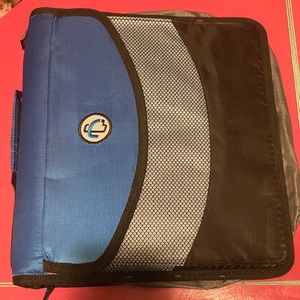 School binder with strap